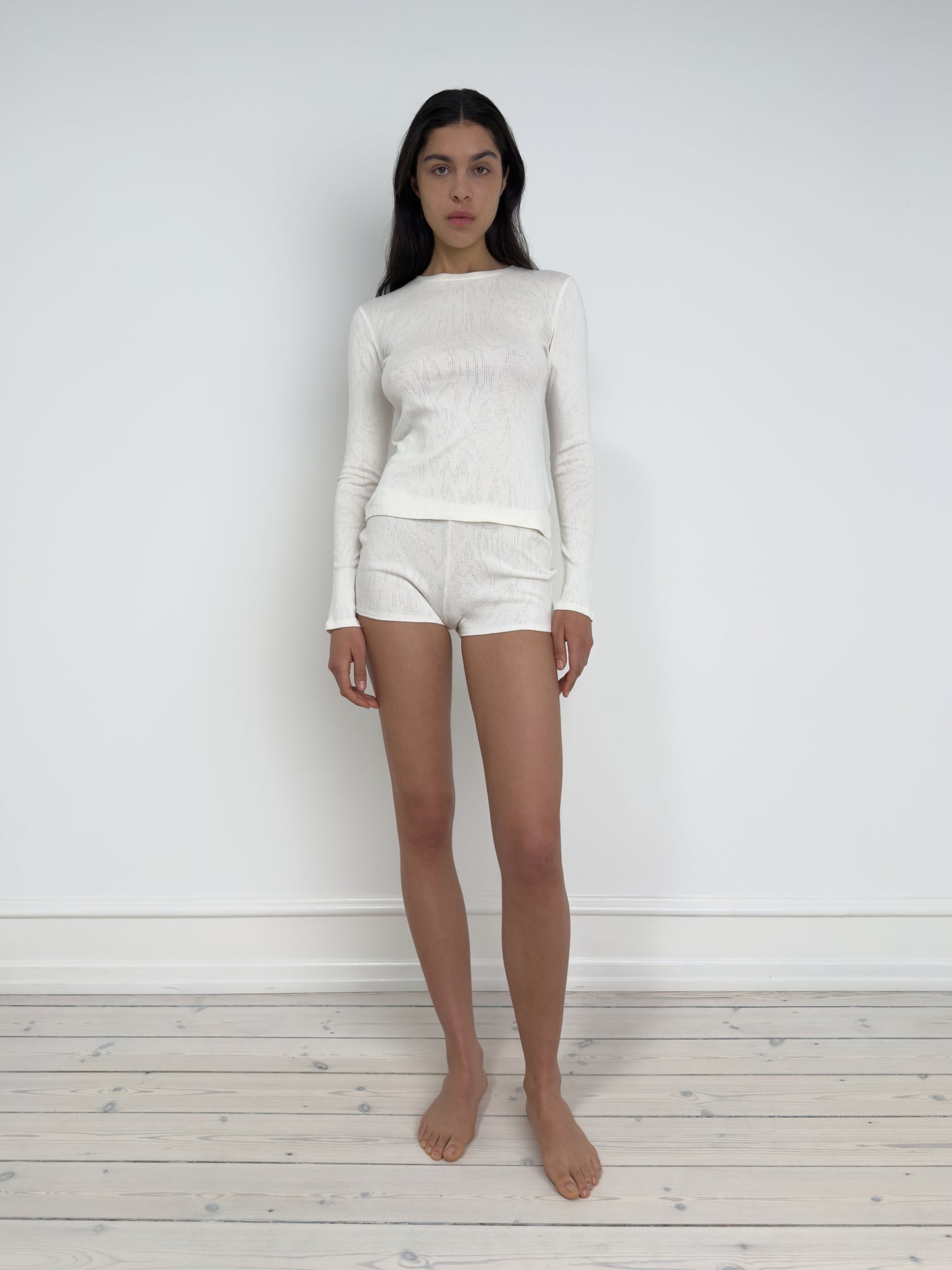 Classic Long Sleeved T-Shirt, Ivory