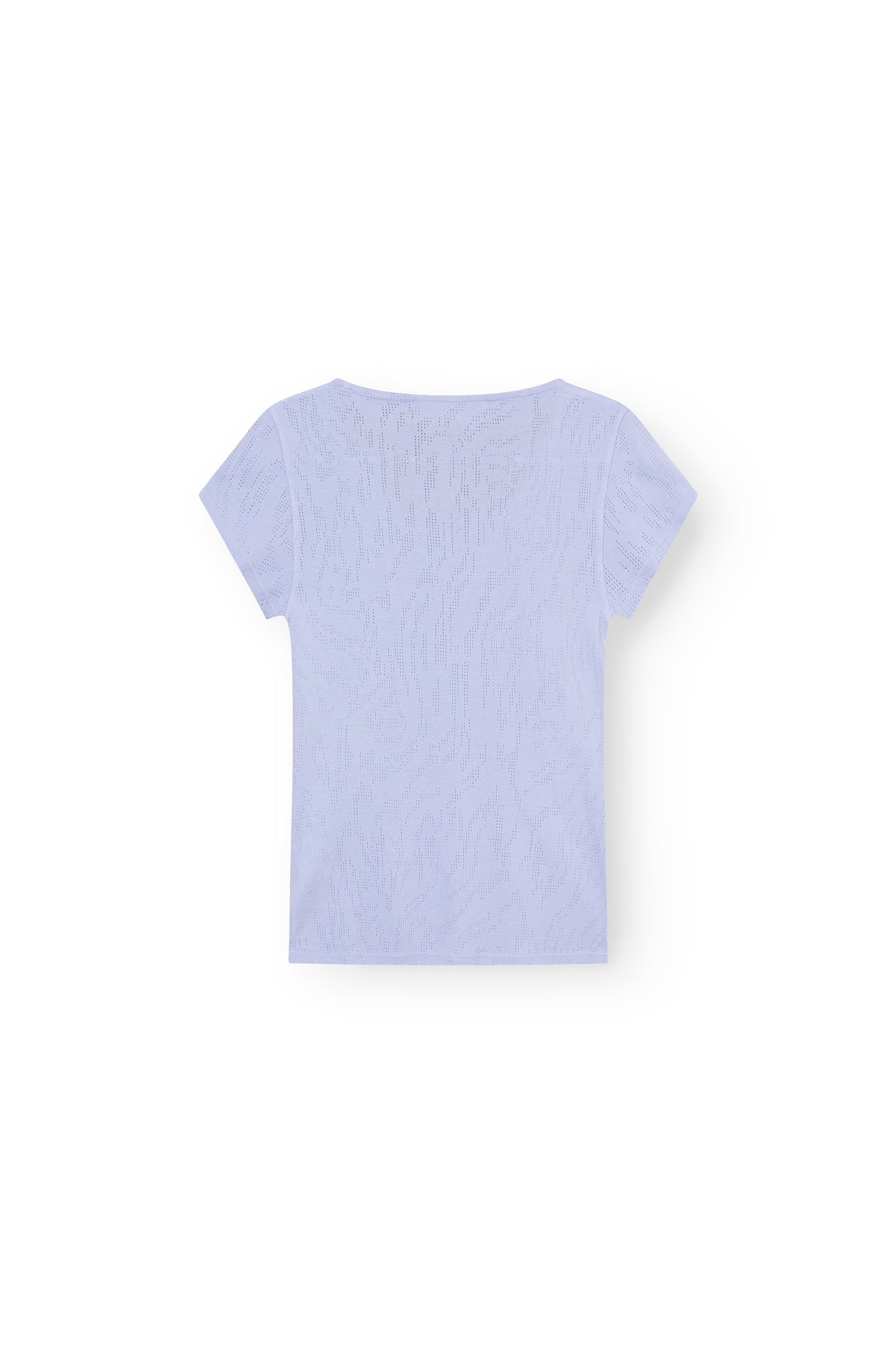 T-Shirt with Baby Sleeve, Light Blue