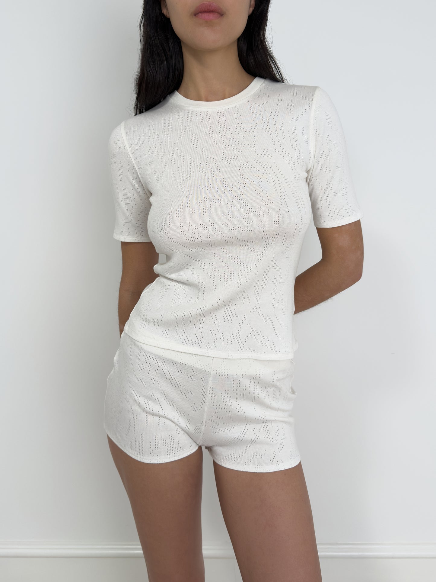 Classic Short Sleeved T-Shirt, Ivory