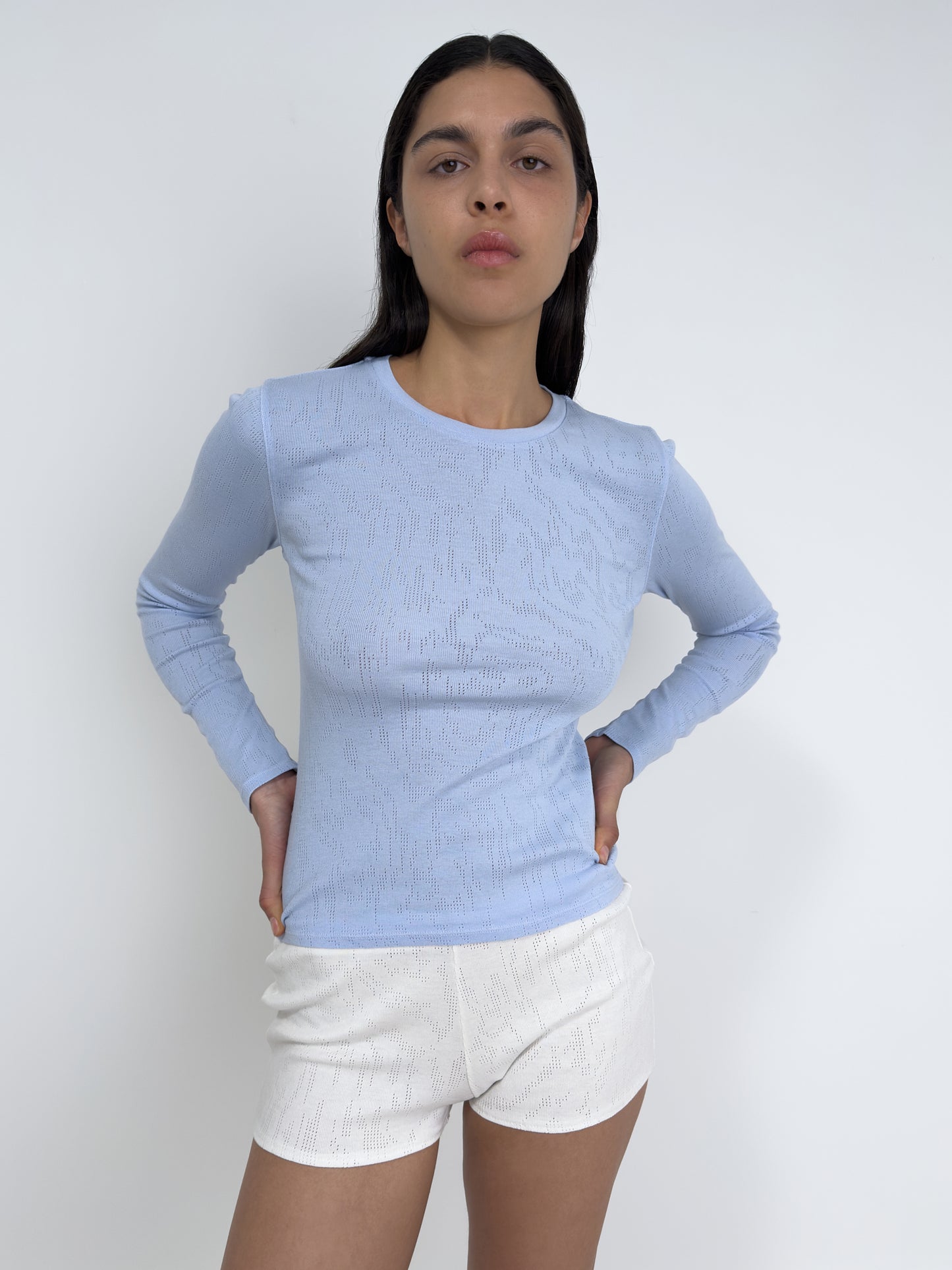 Classic Long Sleeved T-Shirt, Light Blue