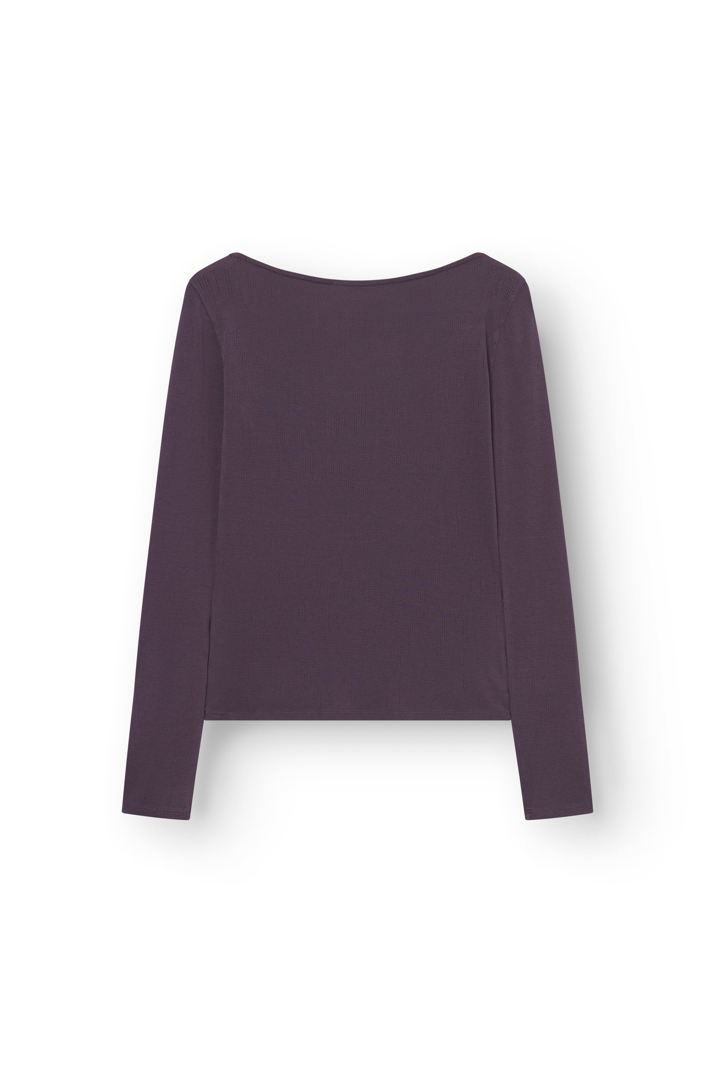 Long Sleeved T-Shirt With Deep Neckline, Flint