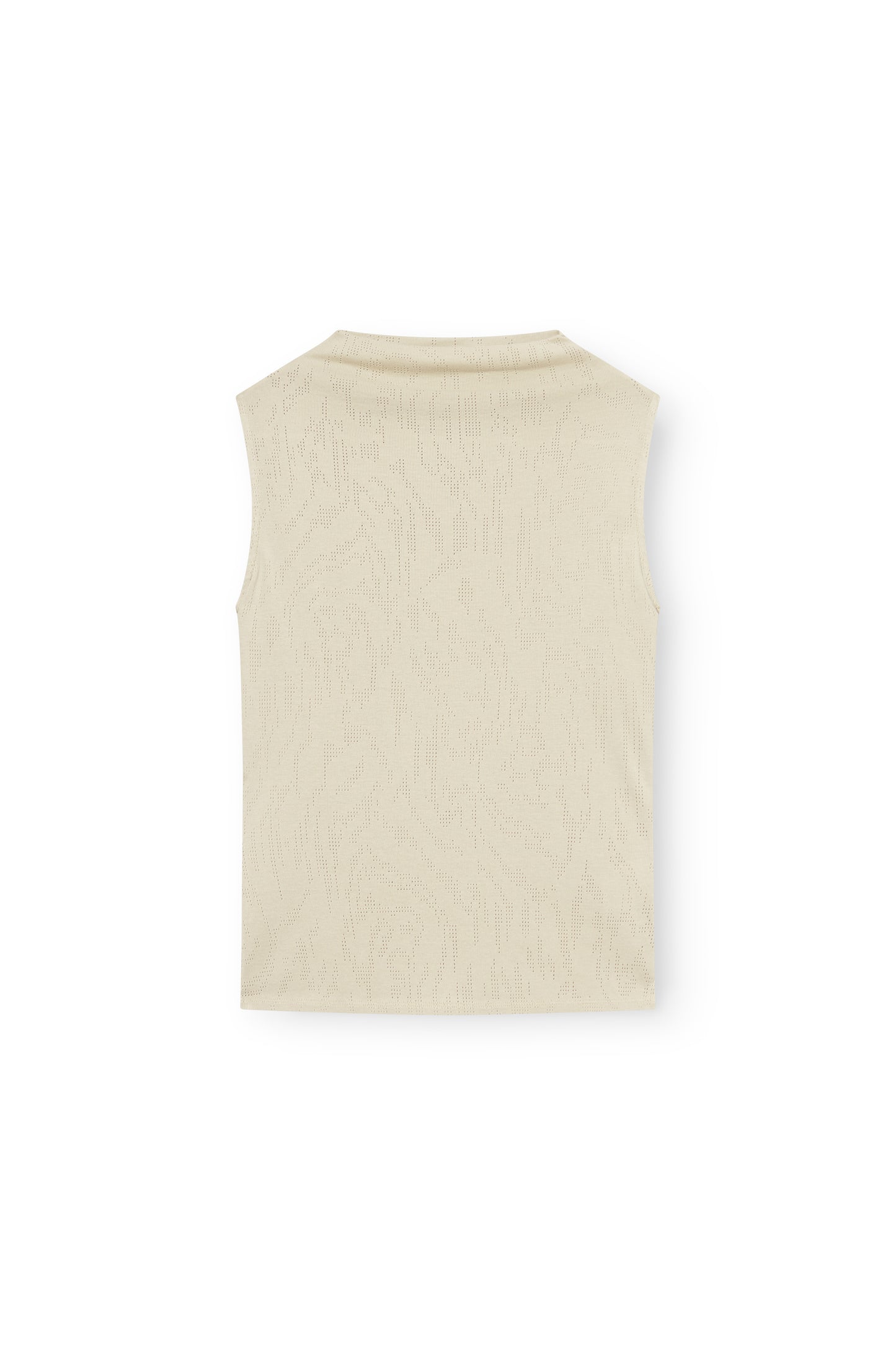 Sleeveless Mock Neck Top, Sage