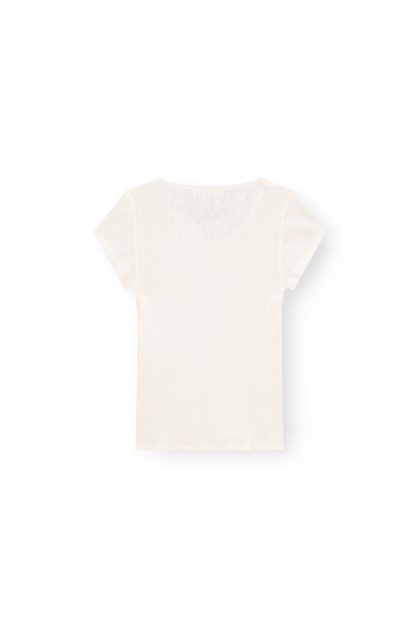 T-Shirt with Baby Sleeve, Ivory