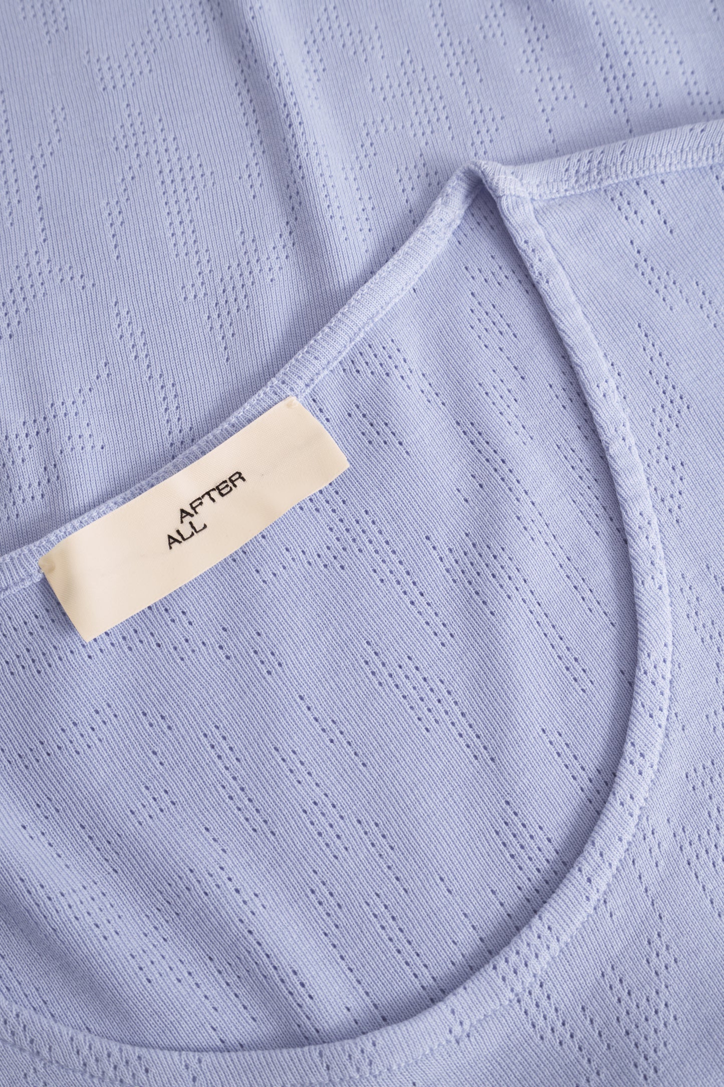 T-Shirt with Baby Sleeve, Light Blue