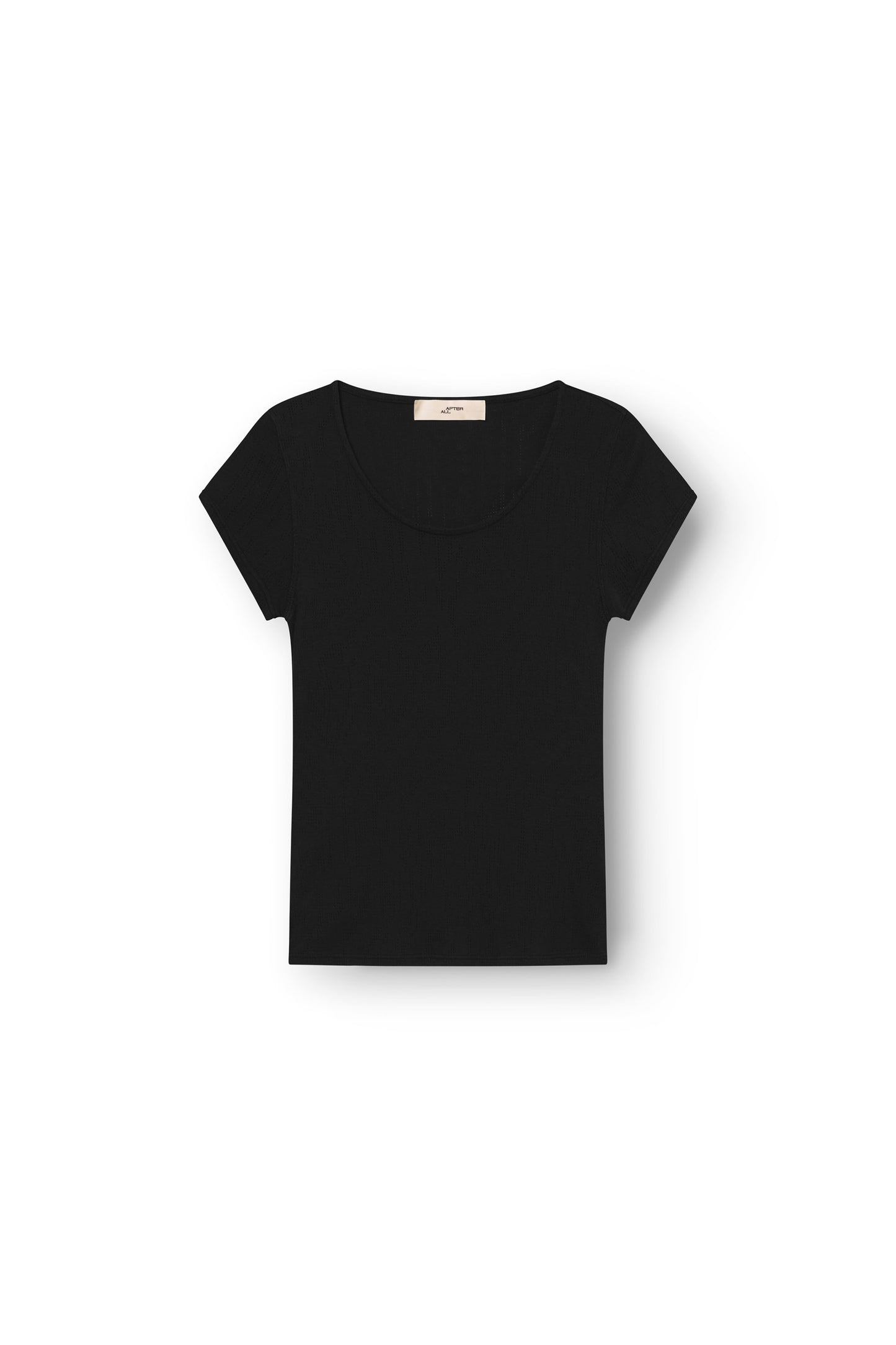 T-Shirt with Baby Sleeve, Black