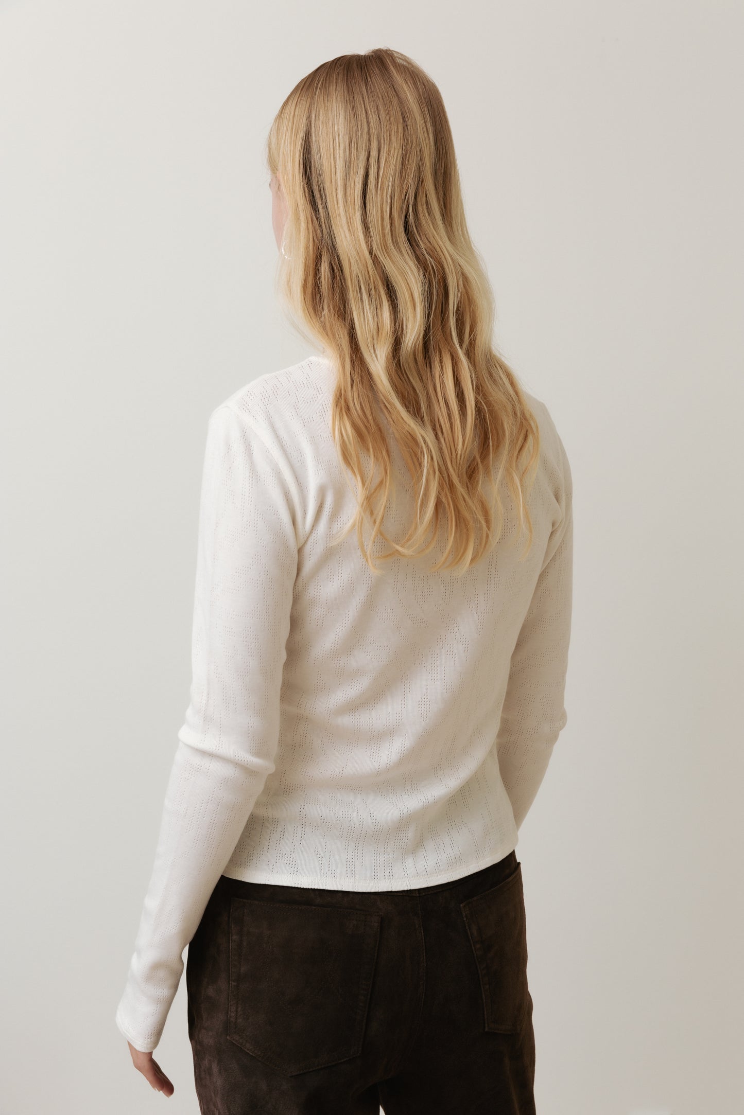 Classic Long Sleeved T-Shirt, Ivory