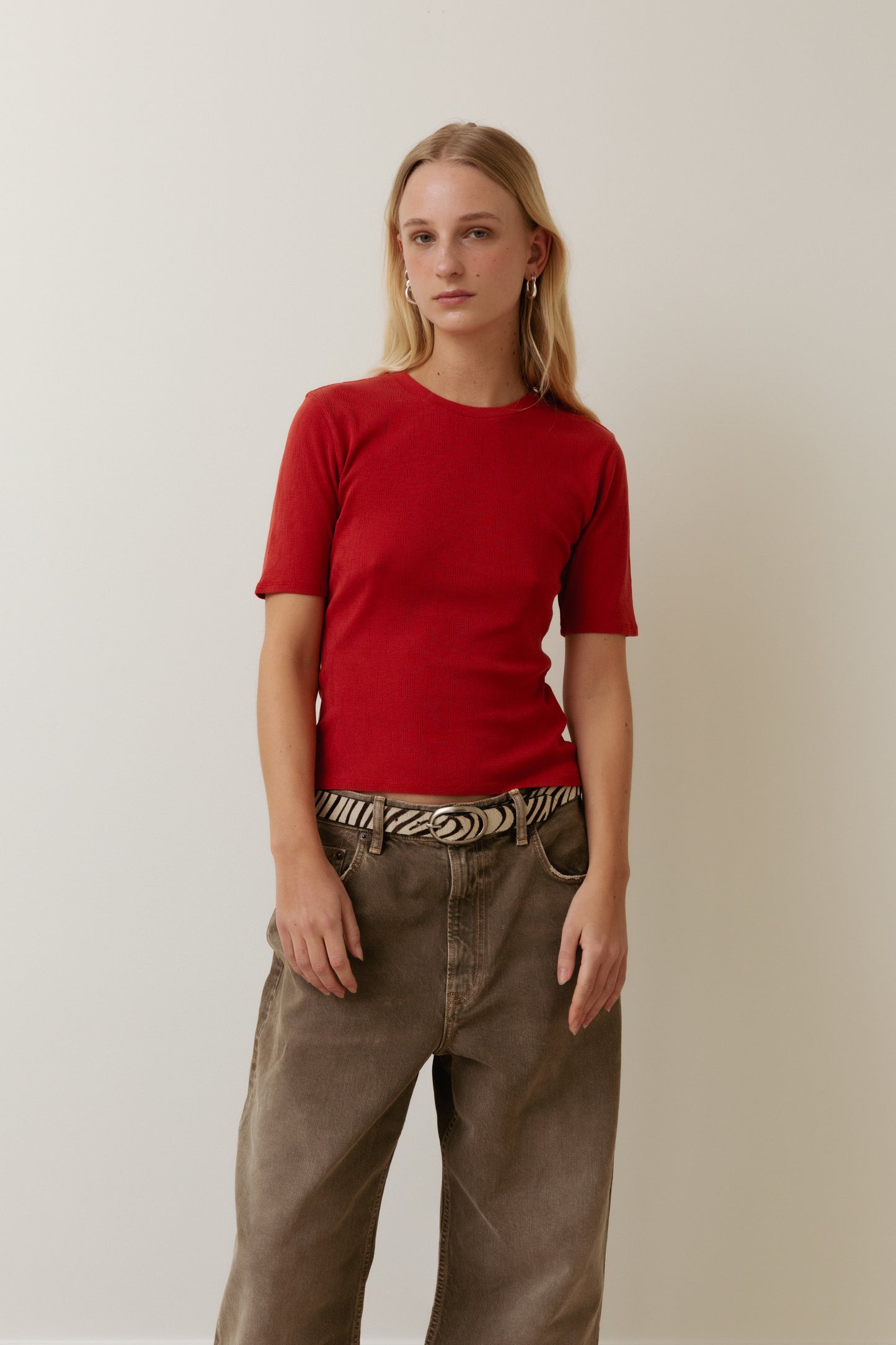 Classic Short Sleeved T-Shirt, Poppy