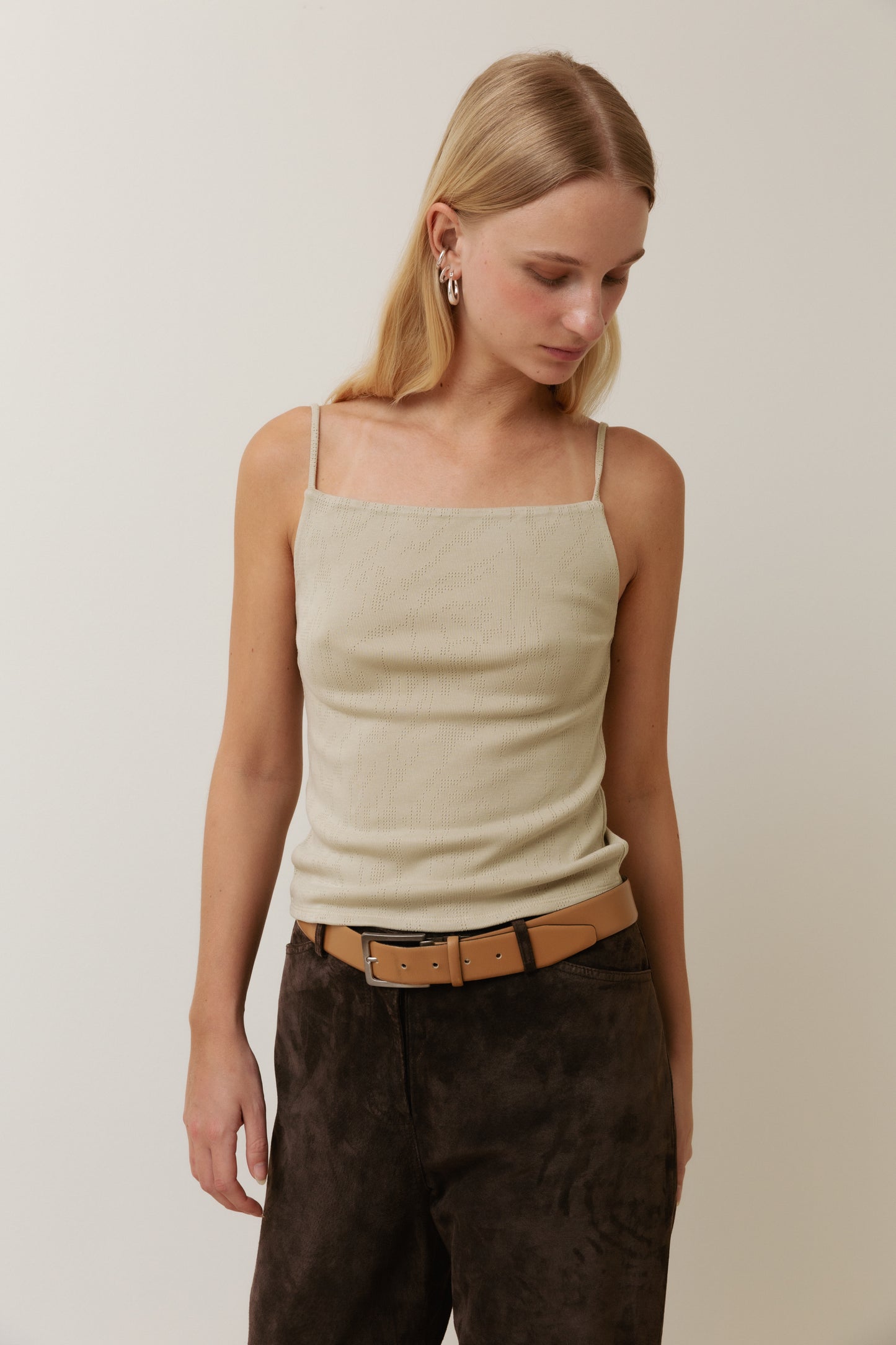 Strap Top, Sage